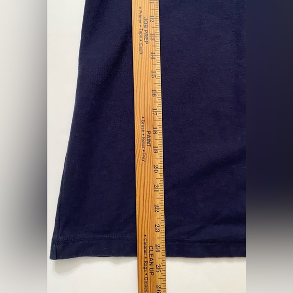 Cheyenne River KANSAS JAYHAWKS NAVY BLUE ARCH MASCOT T SHIRT - Picture 4 of 7